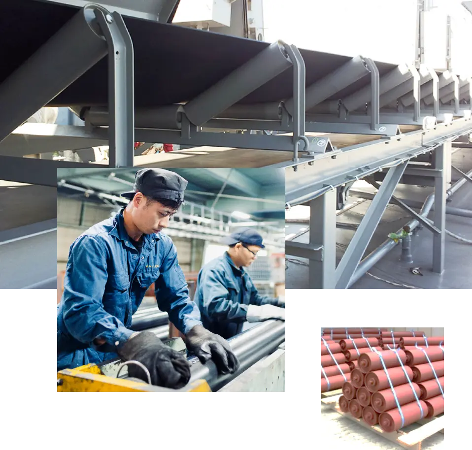 ベルトコンベアローラ