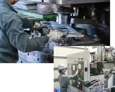 銅製フランジ製造