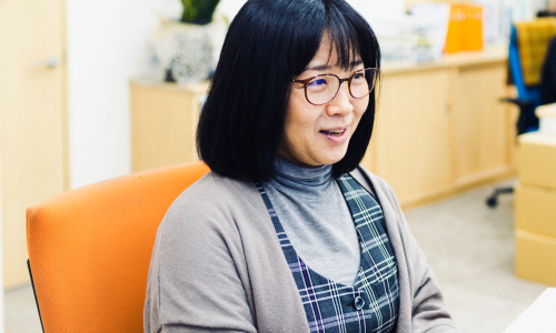 インタビュー写真